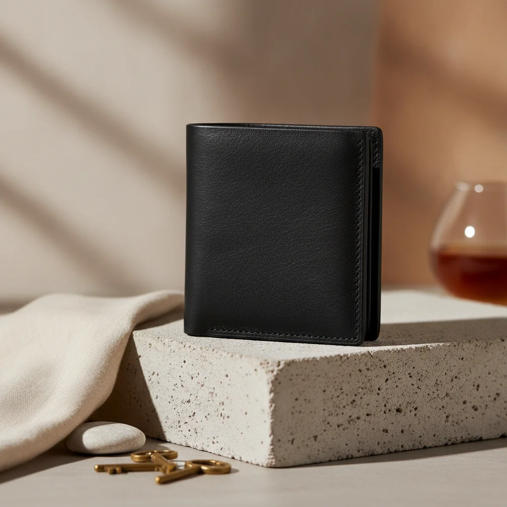 Objets du quotidien disposés avec soin sur une surface sobre